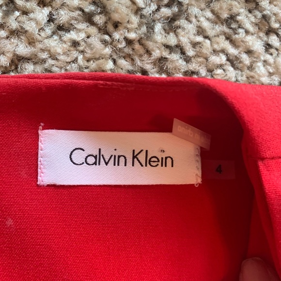 Red Calvin Klein dress - Picture 2 of 3